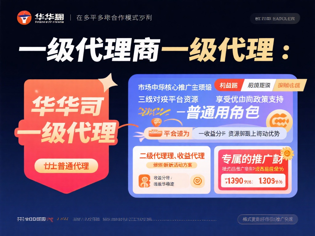 华体会一级代理 (华体会一级代理:开启您的财富之旅新篇章) 在众多合作模式中,一级代理无疑是与平台联系最紧密、